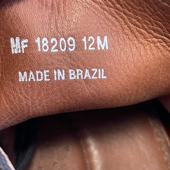 Mercanti Fiorentini RELAX Suede Leather High Top Oxford Shoe Men 12 Brown Brazil main image 10